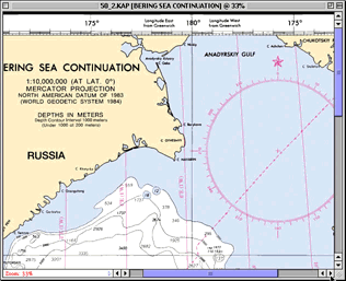 [map of bering sea area]